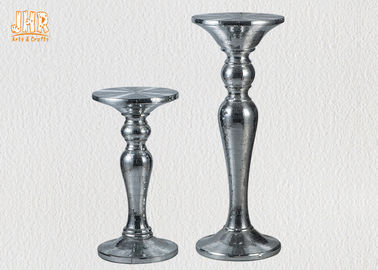 銀製のモザイク・ガラスのガラス繊維の家具の円形の台の端テーブル現代様式
