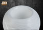 波状パターン光沢のある白いガラス繊維のセンターピースのテーブルのつぼの球の形