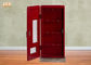 飲料機械鍵箱の装飾的な木のキャビネットMDFのキーのホールダーの木製の壁の鍵箱赤い色
