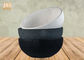 防水Fiberclayの鍋プランター粘土の植木鉢白く黒い灰色色の円形の屋外プランター