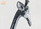 183cm Hの銀のモザイク・ガラスのPolyresinの動物の置物のキリンの彫刻の床の彫像